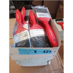 4 Dozen New 2-1/2" Pure Bristle Paint Brushes