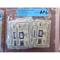 9 One Gram 99.9 Fine Silver Bars