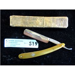 1930's German Puma Straight Razor w/ Original Box
