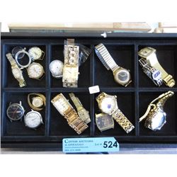 Tray of Assorted Watches and Watch Parts
