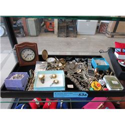 Pocket Watch, Vintage Clock and Other Collectibles
