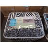 Image 1 : New Queen Size Animal Stripe Sherpa Blanket