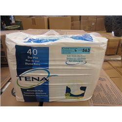 2 Cases of New Tena Day Plus Absorbent Pads