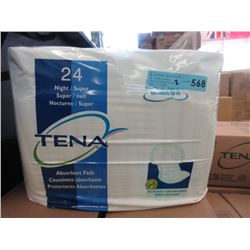 2 Cases of New Tena Night/Super Absorbent Pads