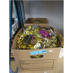 2 Large Boxes of Plastic Treasure Chest Toys