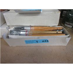 4 Dozen New #8 Artist Bristle Brushes