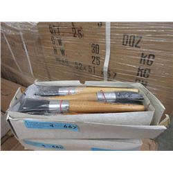 4 Dozen New #8 Artist's Bristle Brushes