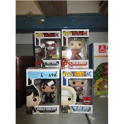 6 New Funko Pop Vinyl Figurines