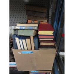Large Box of Vintage Hard Cover Books