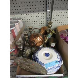 Pottery Tureen, Metal Candle Holders & More