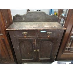 Canadiana Pine Kitchen Cabinet ca1900