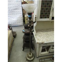 Vintage Glass Floor Lamp
