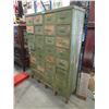 Image 1 : Vintage 32-Drawer General Store Storage Cabinet