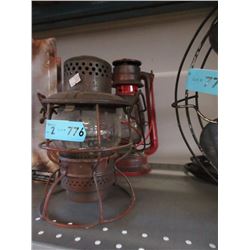 2 Vintage Barn Lanterns