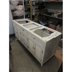 Wood Double Sink Vanity