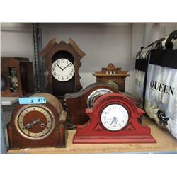 5 Assorted Clocks