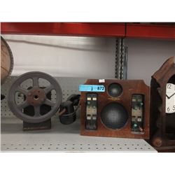 Vintage Switchboard Phone & Metal Gear