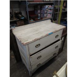 Vintage Wood 3 Drawer Dresser