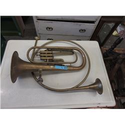 2 Brass Horns - As Is