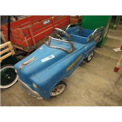 Vintage Pressed Metal Children's Pedal Car