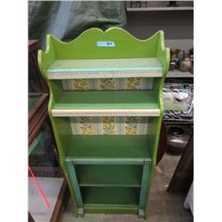 Vintage Wood Book Shelf