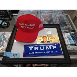 4 Piece Donald Trump Memorabilia Set