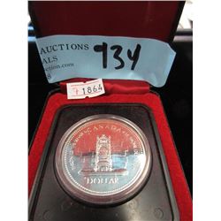 1977 Canadian Silver Dollar Coin - .500 Silver