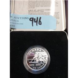 .925 Silver 50¢ Canadian Hockey Commemorative Coin