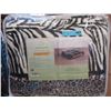 New Queen Size Animal Stripe Sherpa Blanket