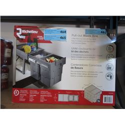 New 2-Bin Pull Out Waste Bins