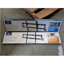 2 Insignia TV Wall Mounts - 47-80"