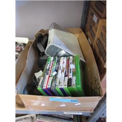 XBOX 360 with Controllers & 10 Games