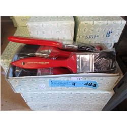 4 Dozen New 4-1/2" Pure Bristle Paint Brushes