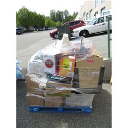 Skid of Assorted Collectibles & Household Items