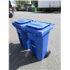 Image 1 : 2 Schaeffer 36 Gallon Recycle Bins