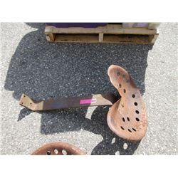 Vintage Tractor Seat with Spring Support