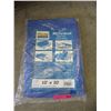 Image 1 : New Western Rugged 10 Foot x 20 Foot Blue Tarp
