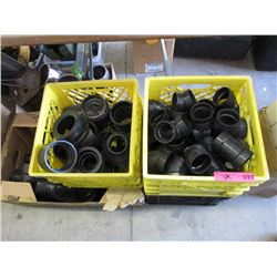 4 Boxes of ABS Fittings - Assorted Sizes