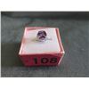 Image 2 : 2.4 CT Amethyst & Diamond Ring