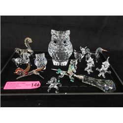 Collection of Acrylic & Glass Keepsakes