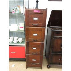 Vintage Weis Knechtel Oak File Cabinet