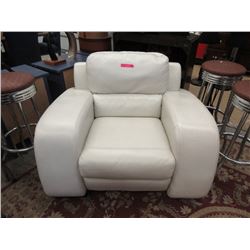 Large Wide Leather Like Arm Chair - 44" Wide