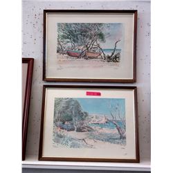 2 Framed Prints of Barbados by Stewart