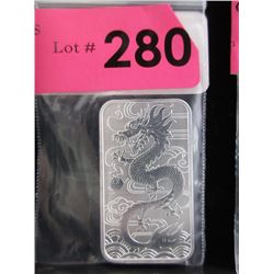 1 Oz. Perth Mint .9999 Silver Dragon Coin