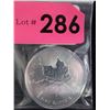 Image 1 : 1 Oz. Canada Maple Leaf .9999 Silver Coin