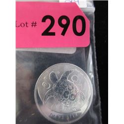 1/2 Oz. Fiji Taku Turtle .999 Silver Coin