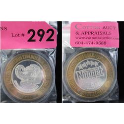 .999 Silver Nevada Nugget Casino $10 Token