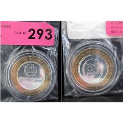 .999 Silver Planet Hollywood $10 Token