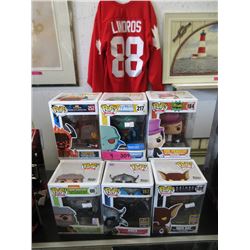 9 Funko Pop Vinyl Collectibles