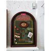 Wood Framed Casino Wall Plaque